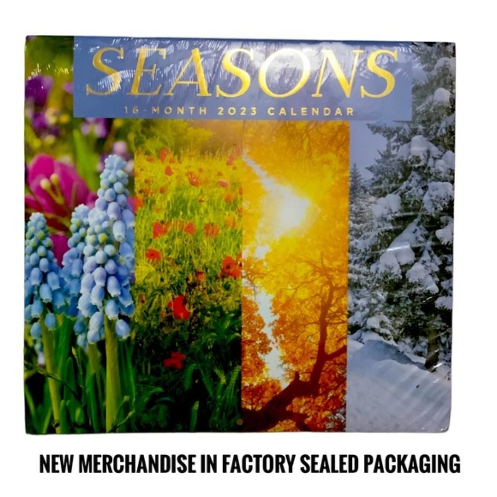 2023 Calenda Seasons in Nature 16 Month Wall Calendar Gift Full Size 12 X 22 in - Picture 7 of 10